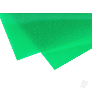 EVG9903 6x12in (15x30cm) Transparent Coloured Sheet .010in Thick Green (2)